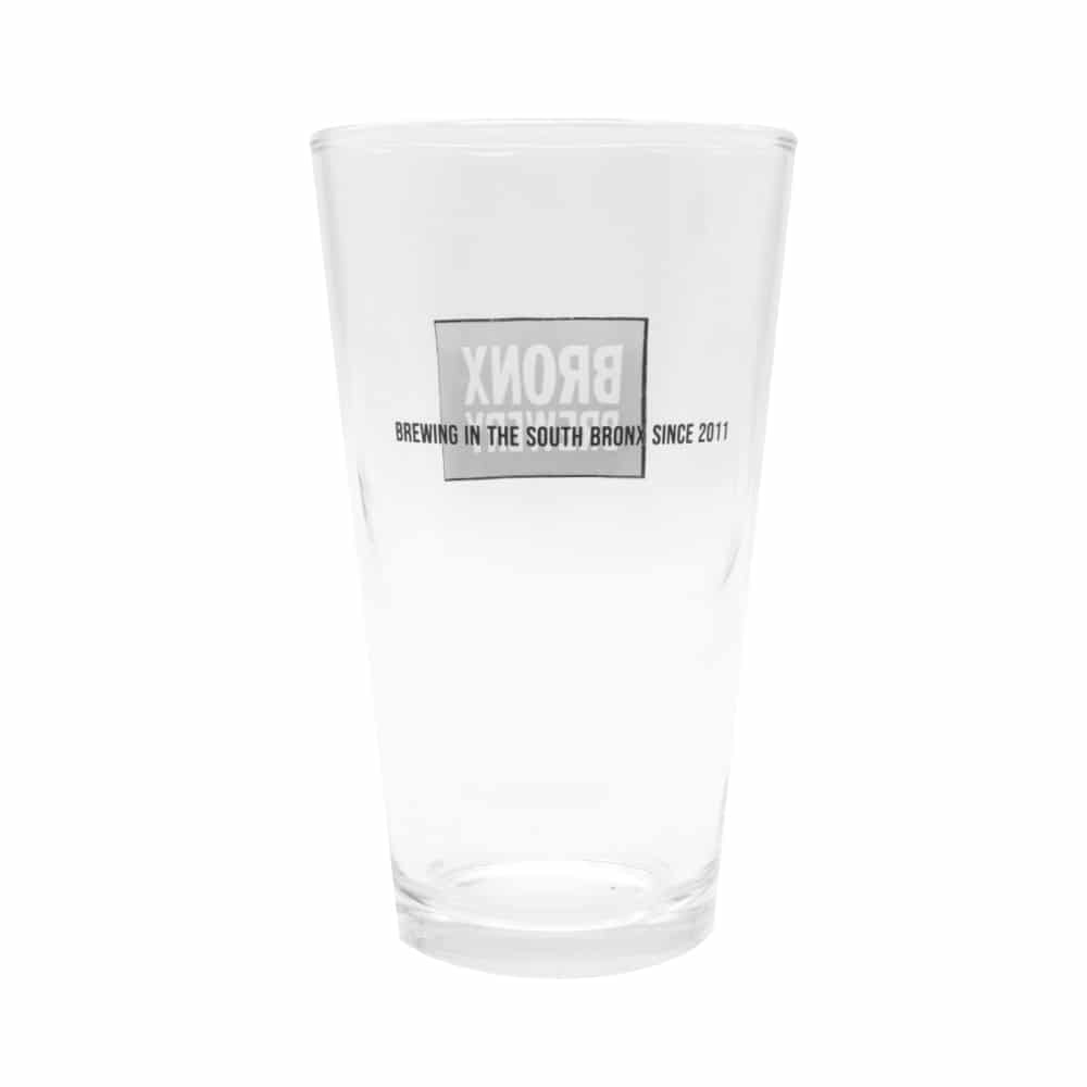 Bronx Brewery 16oz Pint Glass