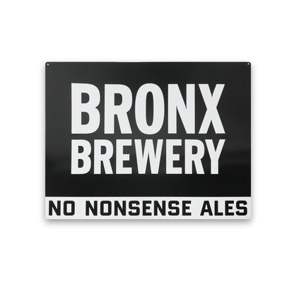 BXB "No Nonsense Ales" Aluminum Sign