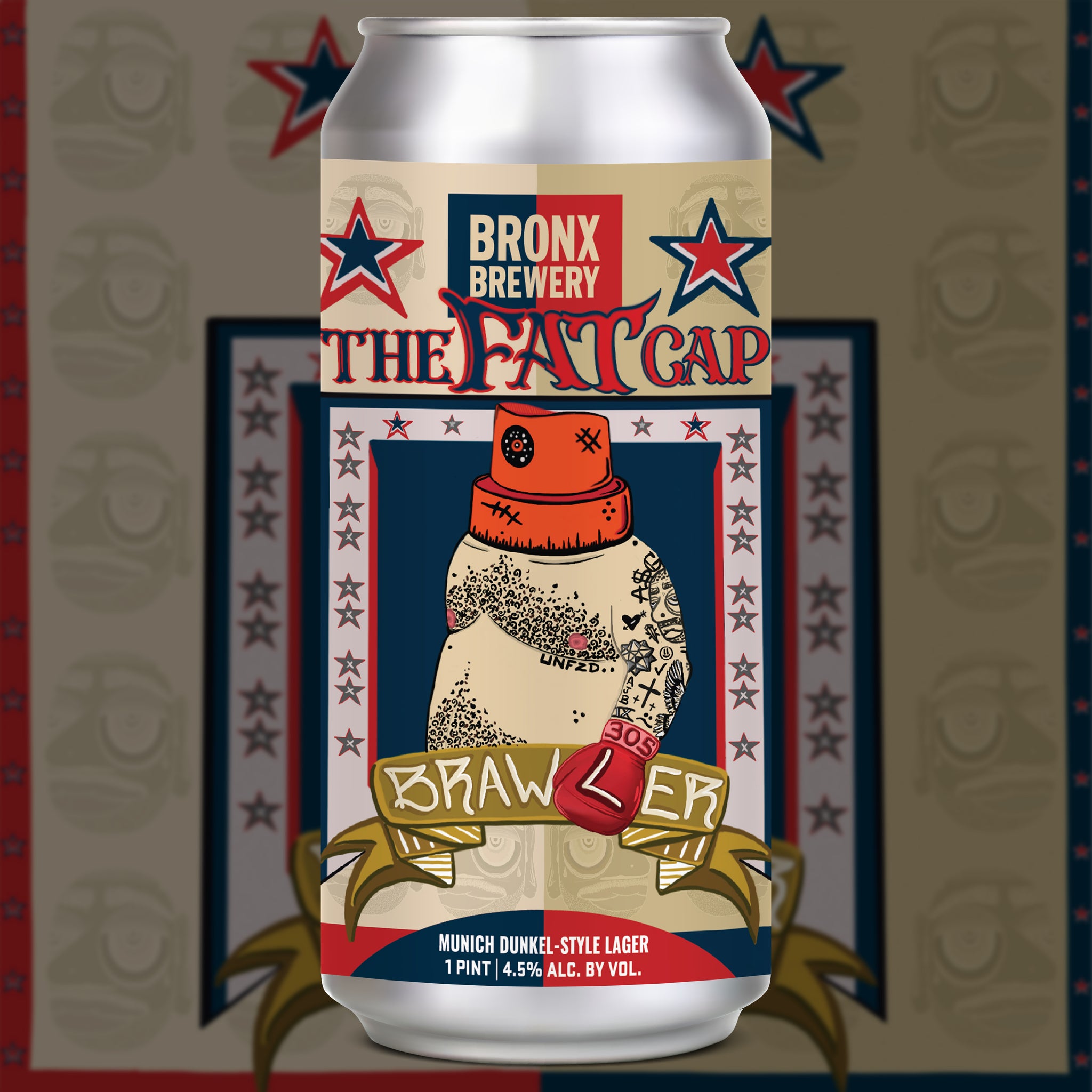 The Fat Cap Brawler: Munich Dunkel-Style Lager - The Bronx Brewery