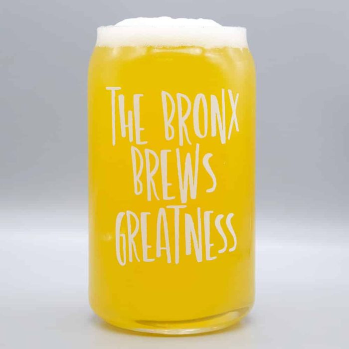 Bronx Breeds Greatness Glass by 2Oceans